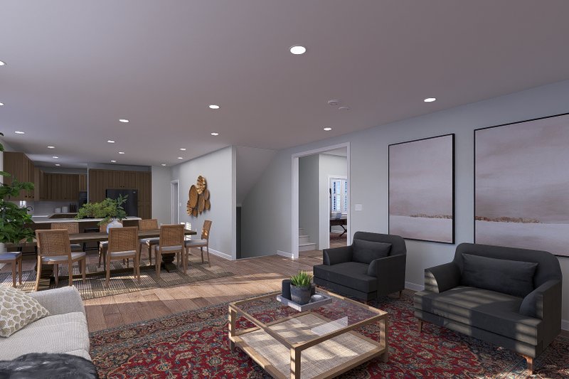 Architectural House Design - Interior - Family Room for Traditional House Plan #1060-346 - 3 bed, 2.5 bath