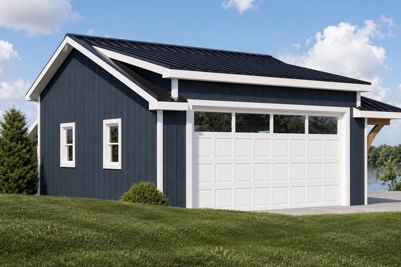 House Blueprint - Exterior - Front Elevation 3 for Cottage House Plan #1064-484, 0 bath
