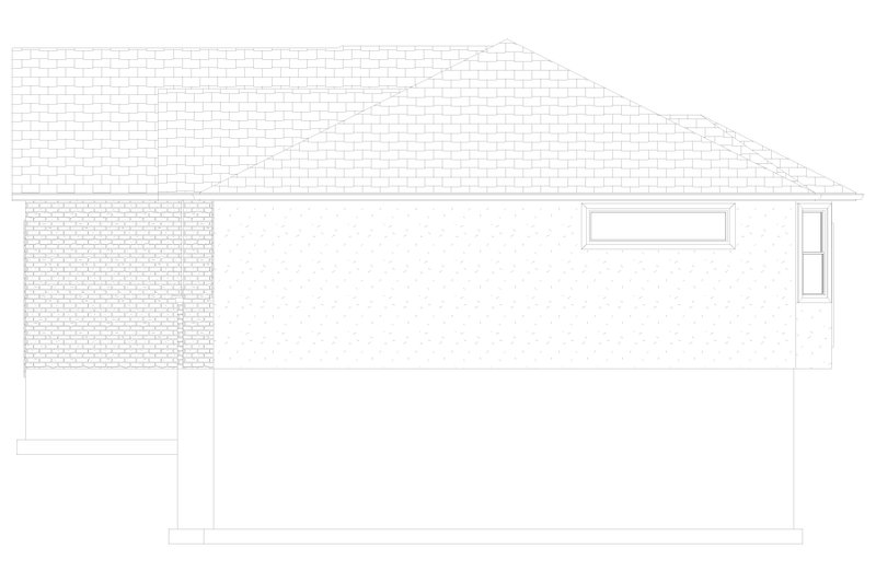 House Blueprint - Exterior - Other Elevation 1 for Ranch House Plan #1060-439 - 3 bed, 2.5 bath