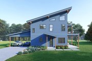 Contemporary Style House Plan - 3 Beds 2.5 Baths 2176 Sq/Ft Plan #932-1334 