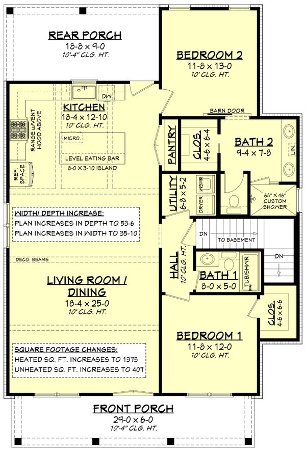 Farmhouse Floor Plan - Other Floor Plan #430-227