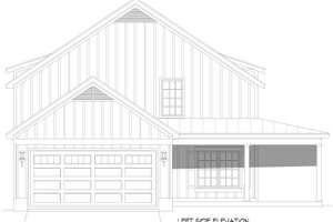 Exterior - Other Elevation for Farmhouse House Plan #932-1155 - 3 bed, 3.5 bath