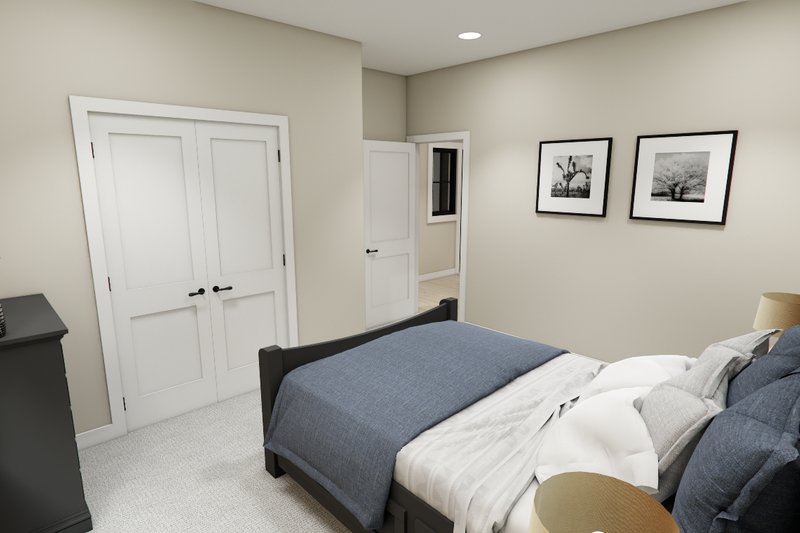 House Design - Interior - Bedroom 1 for Craftsman House Plan #51-1394 - 3 bed, 2.5 bath