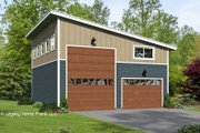 Contemporary Style House Plan - 2 Beds 1 Baths 575 Sq/Ft Plan #932-712 