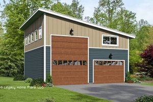 Contemporary Exterior - Front Elevation Plan #932-712