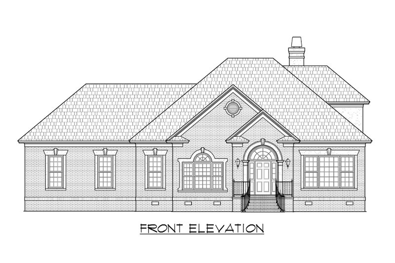Home Plan - Exterior - Front Elevation 3 for Traditional House Plan #1054-69 - 3 bed, 2.5 bath