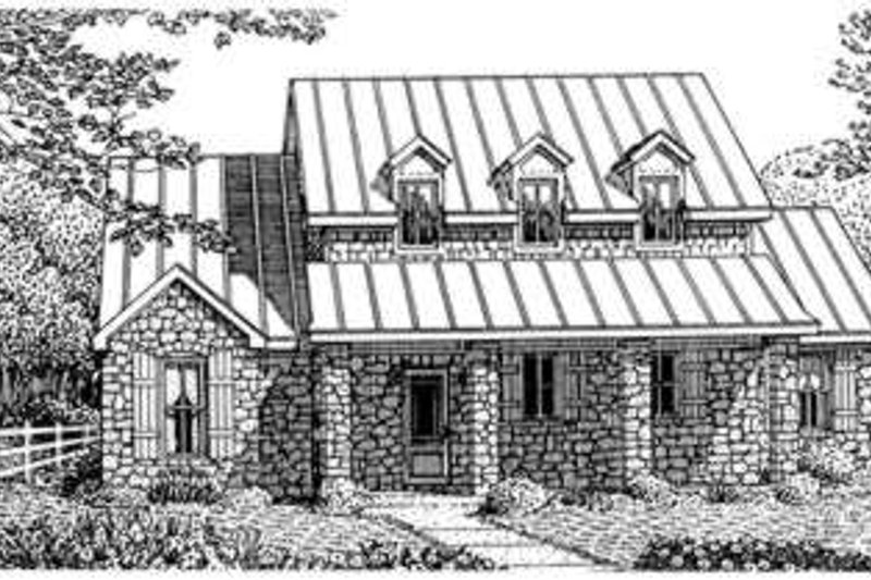 House Design - European Exterior - Front Elevation Plan #410-356