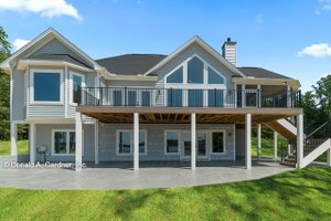 Exterior - Rear Elevation for Traditional House Plan #929-910 - 3 bed, 2.5 bath