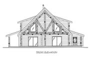 Log Style House Plan - 1 Beds 2.5 Baths 2696 Sq/Ft Plan #117-502 