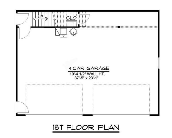 Country Floor Plan - Main Floor Plan #1064-75