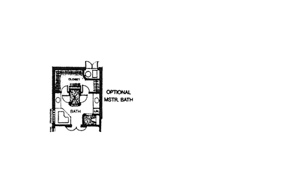 Floor Plan - Other Floor for European House Plan #310-817 - 4 bed, 3 bath