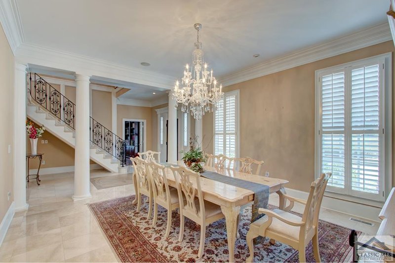Architectural House Design - Interior - Dining Room for Classical House Plan #137-300 - 4 bed, 4.5 bath