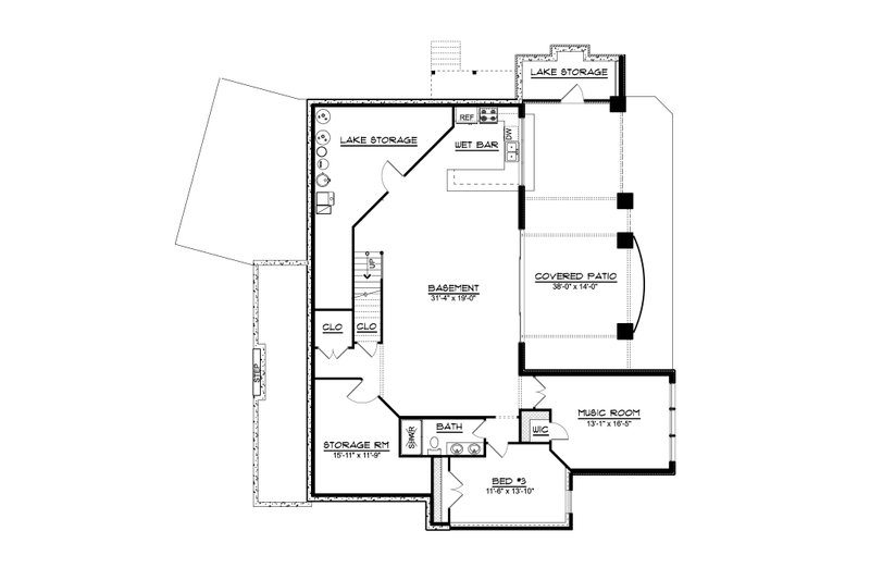 Cottage Style House Plan - 2 Beds 3.5 Baths 2822 Sq/Ft Plan #1064-186 ...