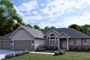 Craftsman Style House Plan - 3 Beds 2 Baths 1769 Sq/Ft Plan #1060-384 