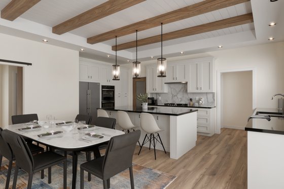 Interior - Kitchen for Country House Plan #1089-52 - 3 bed, 2.5 bath