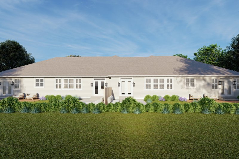 Home Plan - Exterior - Rear Elevation 1 for Traditional House Plan #1060-204 - 6 bed, 4 bath