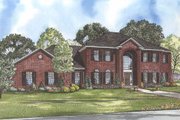 Colonial Style House Plan - 4 Beds 5 Baths 3558 Sq/Ft Plan #17-2090 