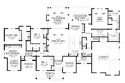 Country Style House Plan - 4 Beds 3.5 Baths 3282 Sq/Ft Plan #48-1175 