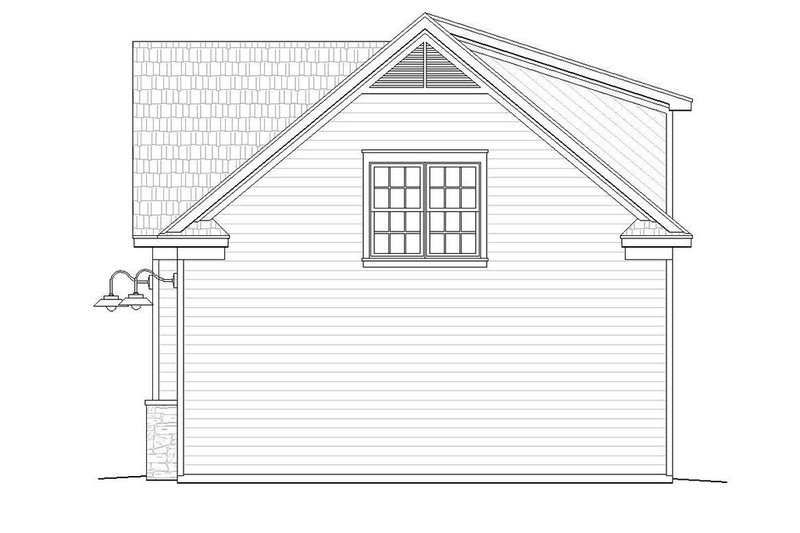 Architectural House Design - Exterior - Other Elevation 1 for Country House Plan #932-16 - 1 bed, 1 bath