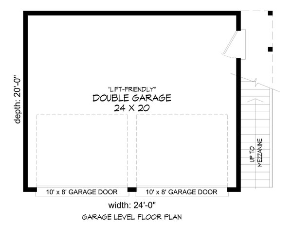 Southern Floor Plan - Main Floor Plan #932-1191