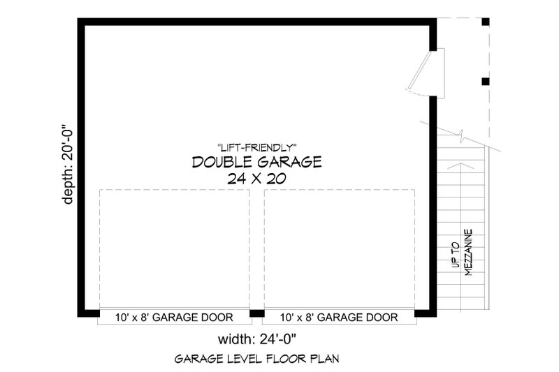 Dream House Plan - Floor Plan - Main Floor for Southern House Plan #932-1191, 0 bath