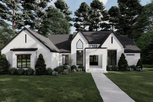 Modern Exterior - Front Elevation Plan #923-214