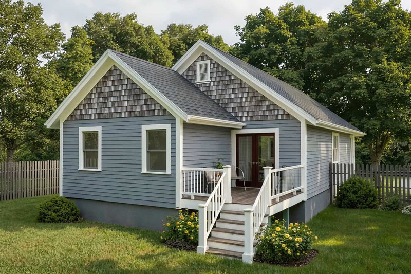 Architectural House Design - Exterior - Other Elevation for Bungalow House Plan #79-336 - 4 bed, 2 bath