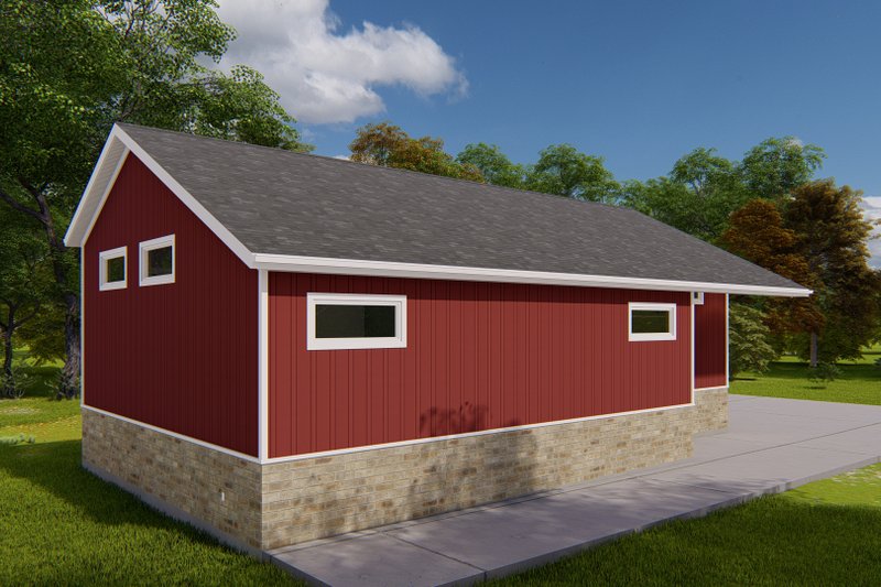 House Plan Design - Exterior - Front Elevation 5 for Traditional House Plan #1060-159, 1 bath