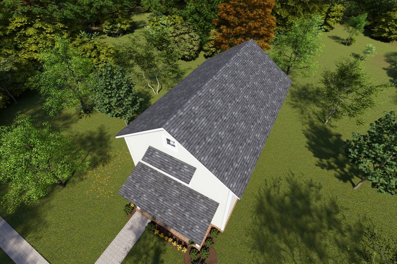Architectural House Design - Exterior - Other Elevation 2 for Cottage House Plan #513-2222 - 3 bed, 2.5 bath