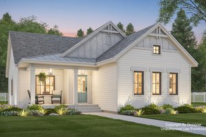 Farmhouse Exterior - Front Elevation Plan #51-1389