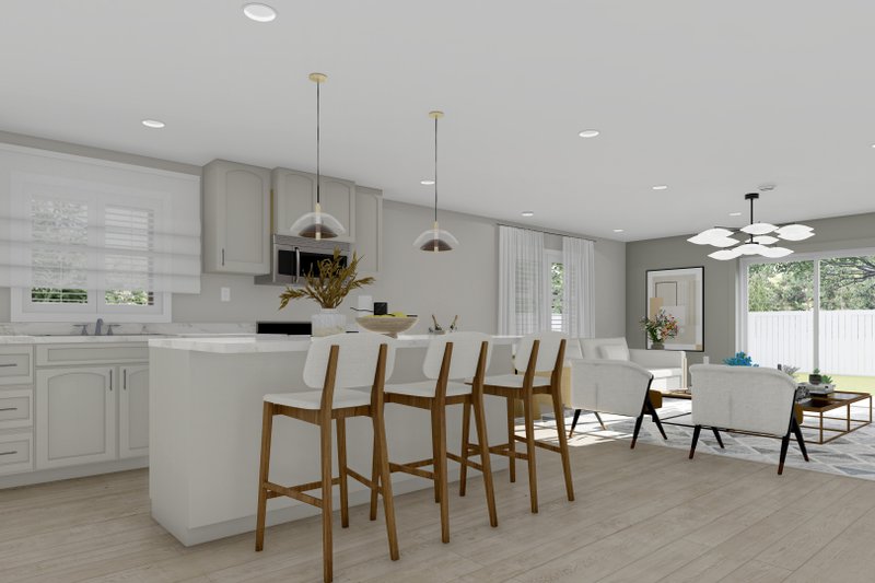 Dream House Plan - Interior - Kitchen for Traditional House Plan #1060-181 - 3 bed, 2 bath