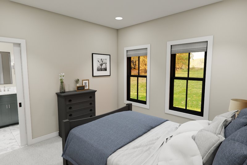 House Design - Interior - Bedroom 3 for Farmhouse House Plan #51-1389 - 3 bed, 2.5 bath