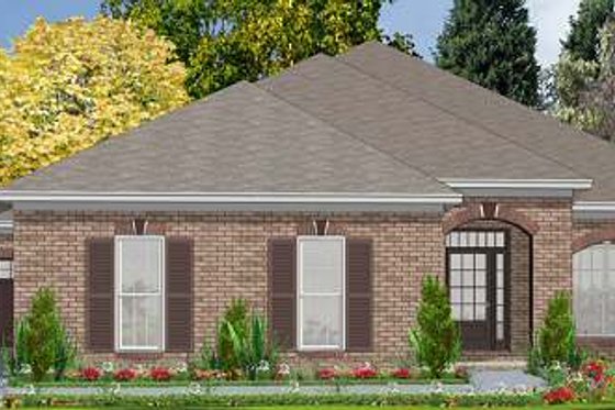 Exterior - Front Elevation for Traditional House Plan #63-143 - 3 bed, 2 bath
