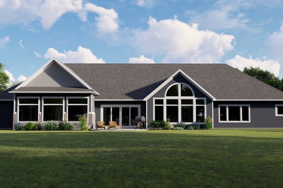 Exterior - Front Elevation 3 for Craftsman House Plan #1064-78 - 3 bed, 2.5 bath
