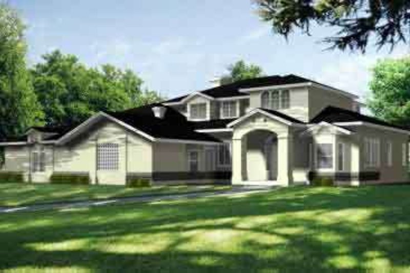 Dream House Plan - Traditional Exterior - Front Elevation Plan #1-848