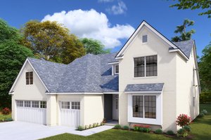 Exterior - Other Elevation for European House Plan #20-1838 - 3 bed, 3 bath