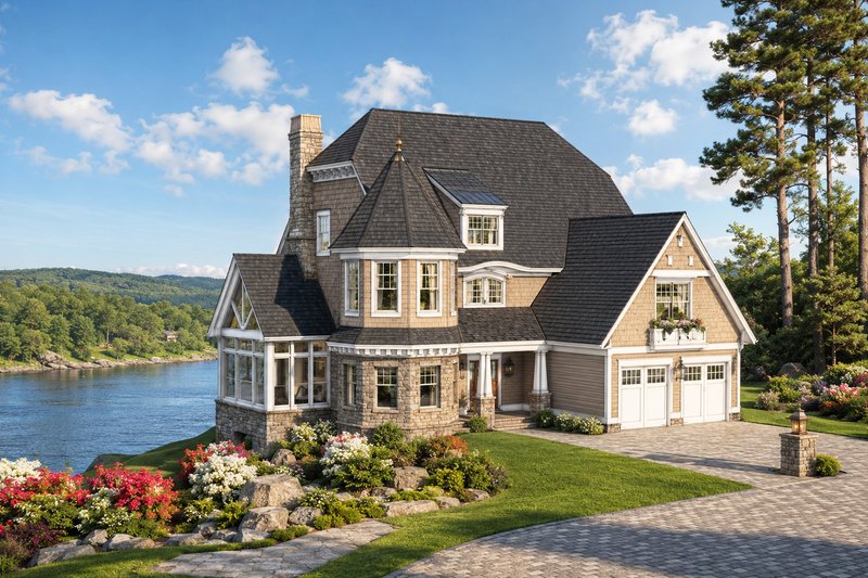 Dream House Plan - Exterior - Front Elevation for Craftsman House Plan #928-34 - 3 bed, 3 bath