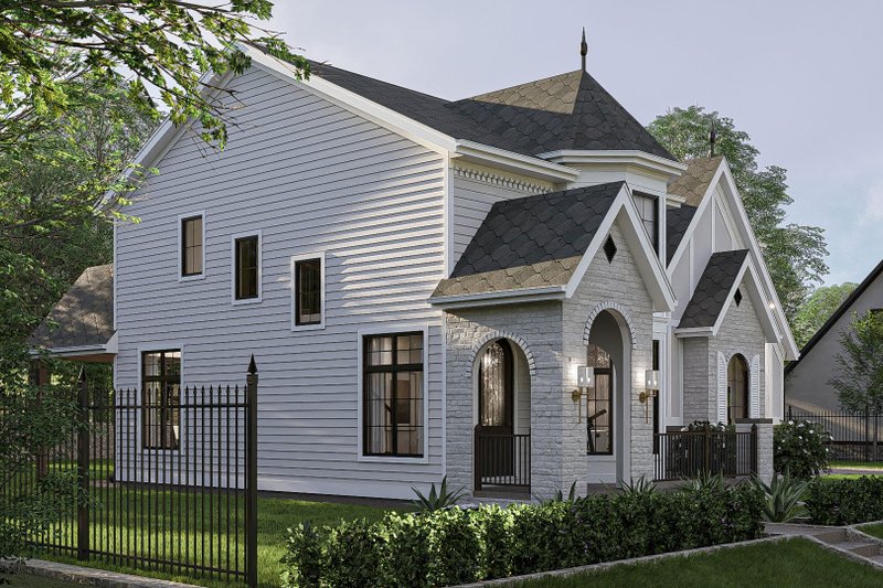 Dream House Plan - Exterior - Other Elevation 1 for Modern House Plan #455-430 - 3 bed, 2.5 bath