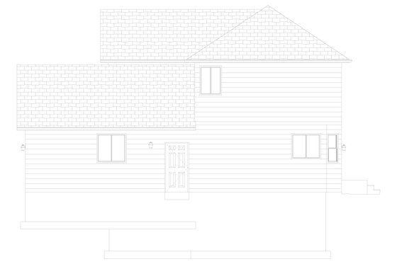 Exterior - Other Elevation for Traditional House Plan #1060-211 - 3 bed, 2.5 bath