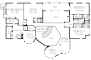 Mediterranean Style House Plan - 6 Beds 6.5 Baths 7572 Sq/Ft Plan #1-940 
