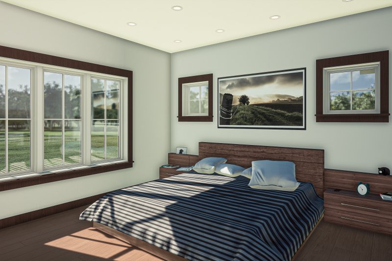 House Blueprint - Interior - Master Bathroom for Craftsman House Plan #1088-10 - 2 bed, 2 bath