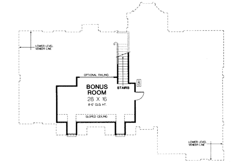 Dream House Plan - Floor Plan - Other Floor for Country House Plan #310-231 - 4 bed, 2.5 bath