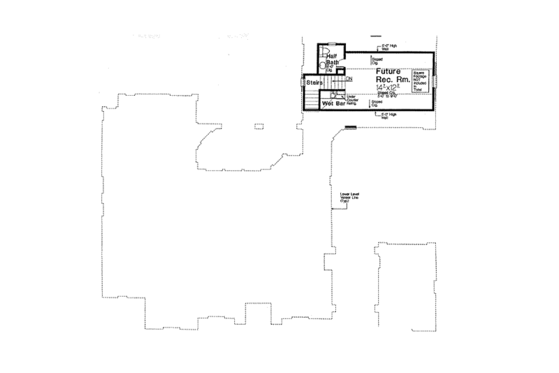 Architectural House Design - Floor Plan - Other Floor for European House Plan #310-687 - 3 bed, 2.5 bath