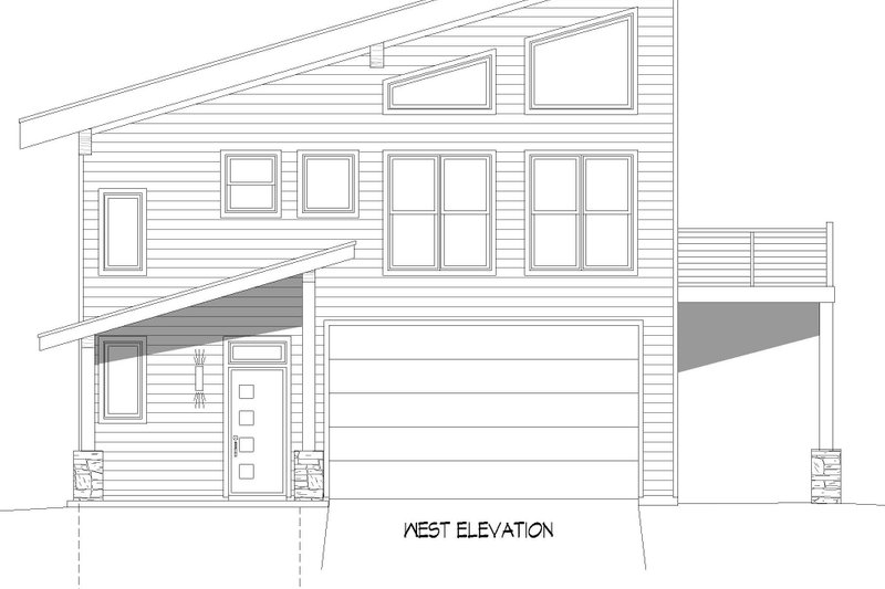 Dream House Plan - Exterior - Front Elevation 3 for Contemporary House Plan #932-637 - 3 bed, 2.5 bath