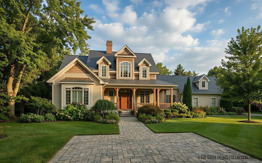 Exterior - Front Elevation 2 for Victorian House Plan #930-195 - 3 bed, 4.5 bath