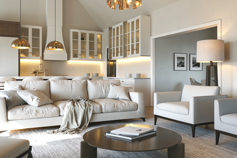 Dream House Plan - Interior - Family Room 1 for Farmhouse House Plan #1064-122 - 3 bed, 2.5 bath