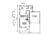 Traditional Style House Plan - 3 Beds 3 Baths 1751 Sq/Ft Plan #20-2339 