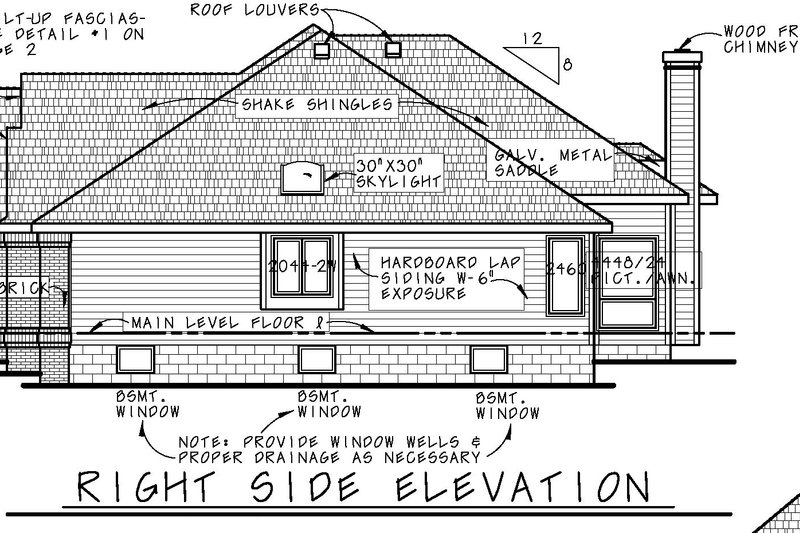 House Plan Design - Exterior - Other Elevation for Traditional House Plan #20-2419 - 2 bed, 2 bath