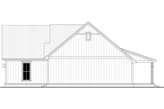 Exterior - Other Elevation 1 for Farmhouse House Plan #430-405 - 3 bed, 2 bath