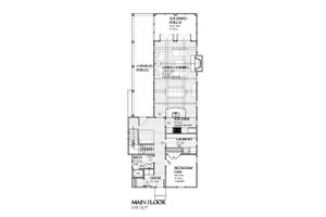 Floor Plan - Main Floor for Beach House Plan #901-113 - 3 bed, 3 bath